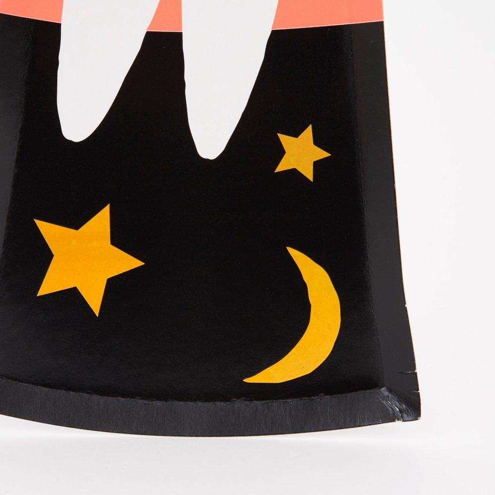 Platos conejo y chistera / 8 uds.