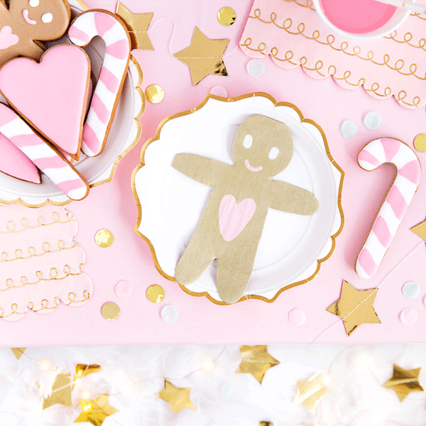 Servilletas Hombre de jengibre / 20 uds.