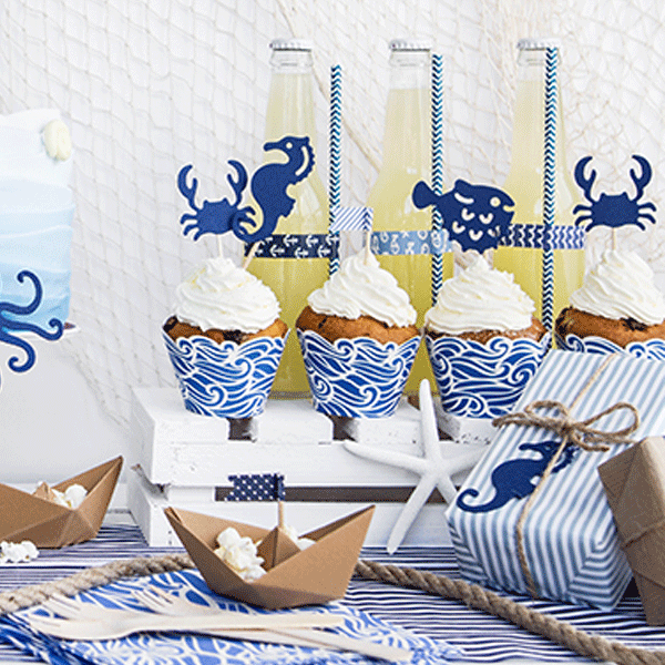 Topper para pastel Ahoy