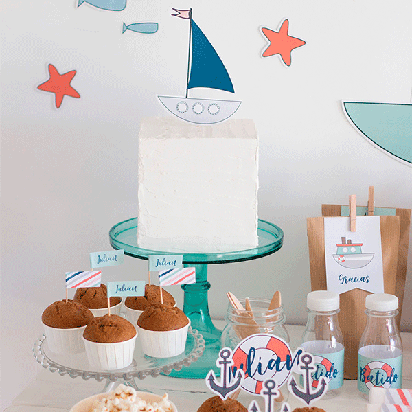 Pack imprimible barco