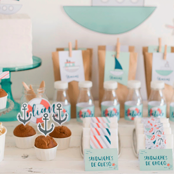 Pack imprimible barco