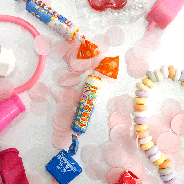 Bolsita regalitos y chuches Rosa