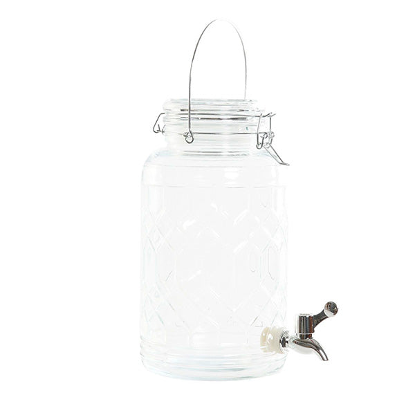 Dispensador de bebidas labrado con asa