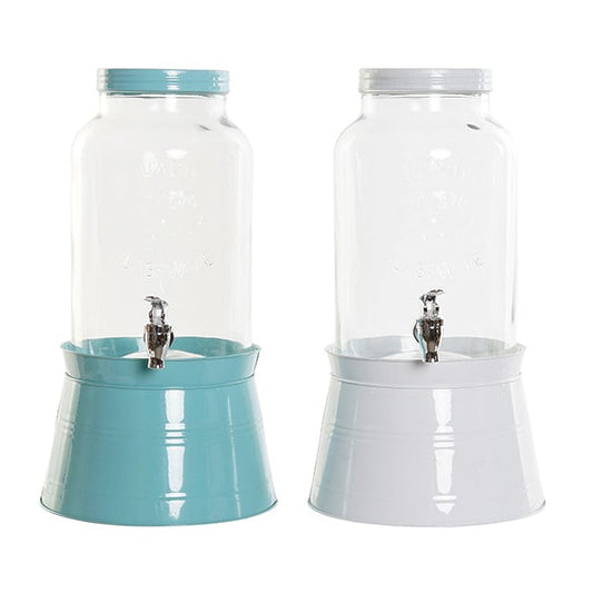 Dispensador bebidas vintage con base latón