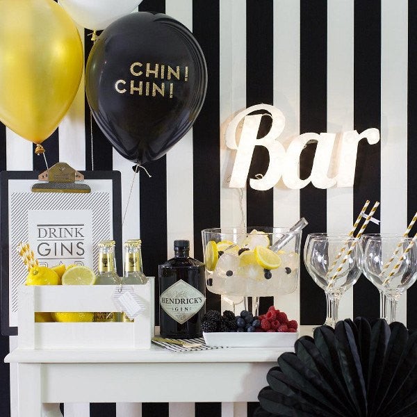 Imprimible etiquetas Drink Gin Bar - La Fiesta de Olivia - 2