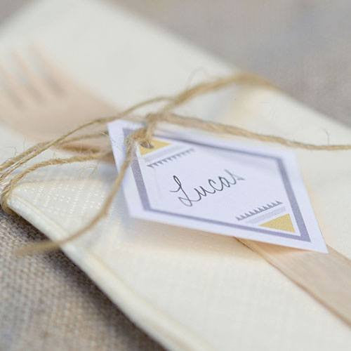 Imprimible etiquetas Indios - La Fiesta de Olivia - 1