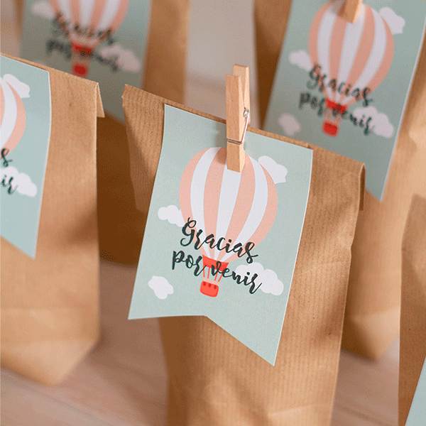 Pack imprimible globo aerostático