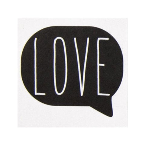 Pegatina cuadrado LOVE / 10 uds. - La Fiesta de Olivia - 2