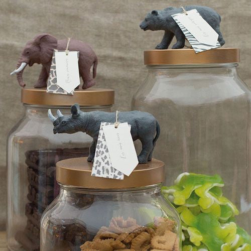 Imprimible etiquetas animales safari - La Fiesta de Olivia - 1