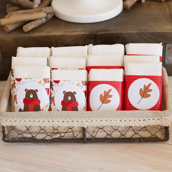 Pack imprimible Oso otoñal