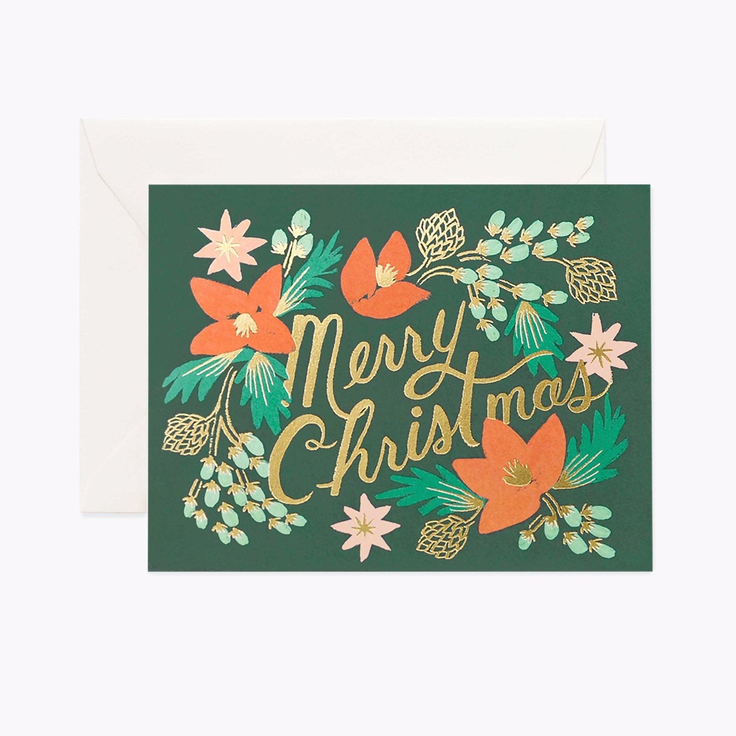 Tarjeta Wintergreen Christmas R. Paper & Co.