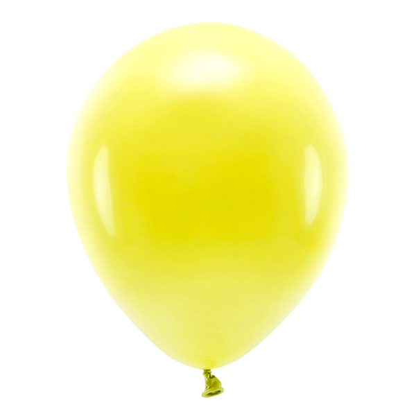 Globos ECO amarillos / 10 uds.