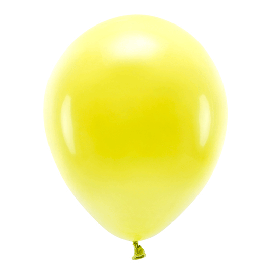 Globos ECO amarillos / 10 uds.