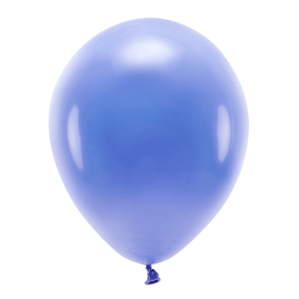 Globos ECO azul eléctrico / 10 uds.