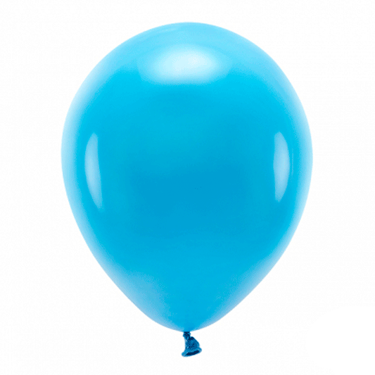 Globos ECO turquesa / 10 uds.
