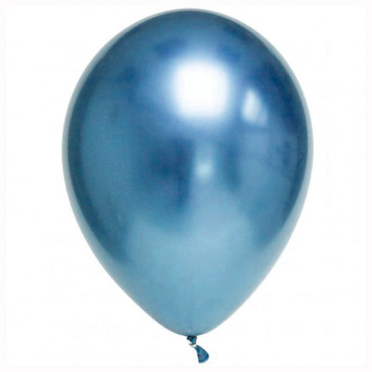 Globos Chrome azul / 2 uds.