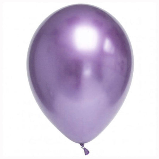 Globos Chrome lila / 2 uds.