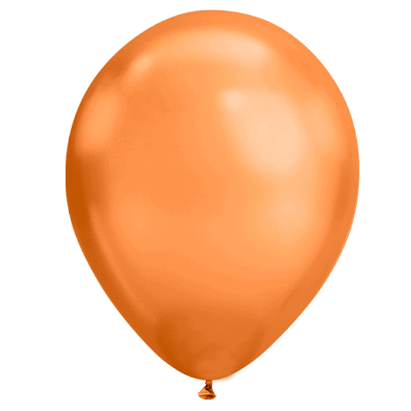 Globos Chrome cobre / 2 uds.