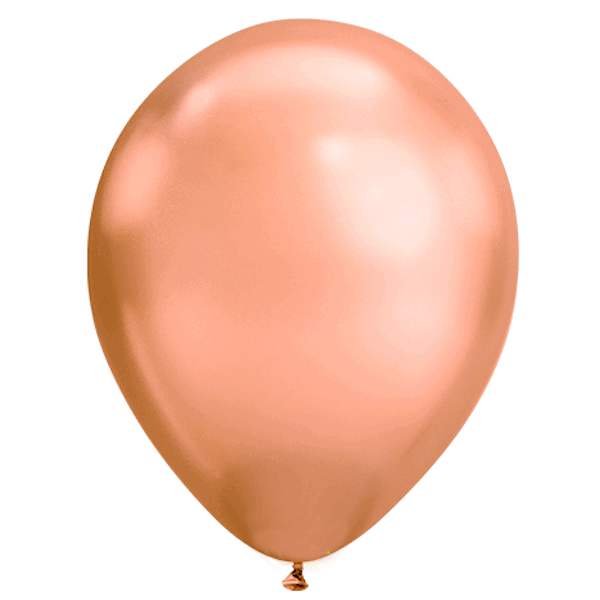 Globos Chrome rose gold / 2 uds.