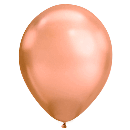 Globos Chrome rose gold / 2 uds.
