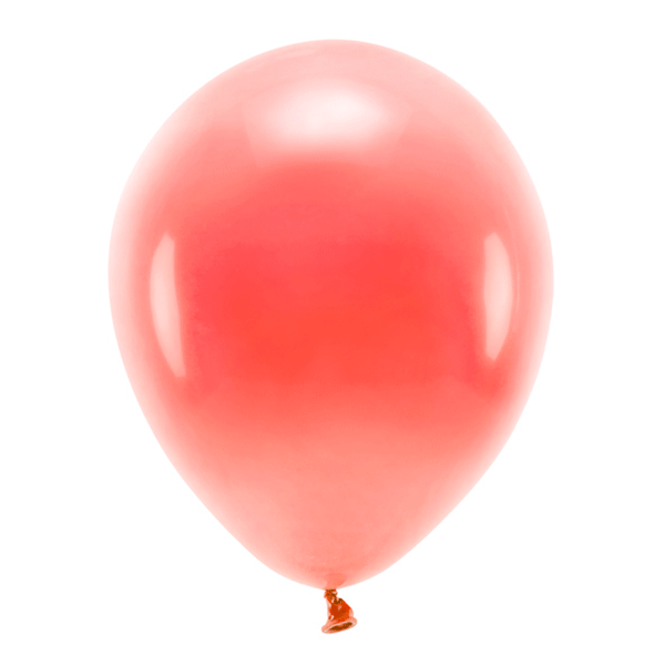 Globos ECO coral / 10 uds.