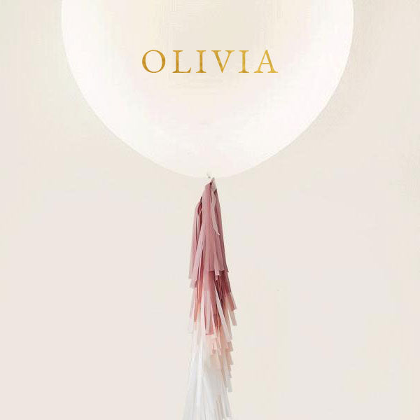 Kit DIY Globo L decorado guirnalda ROSA