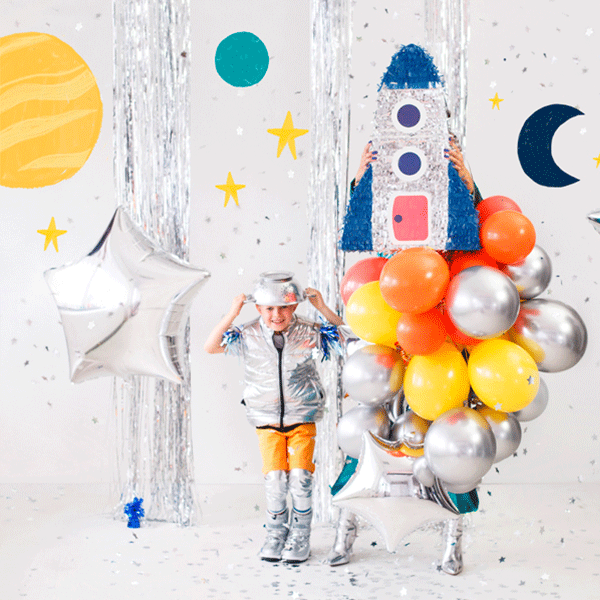 Globo foil estrella plata XL