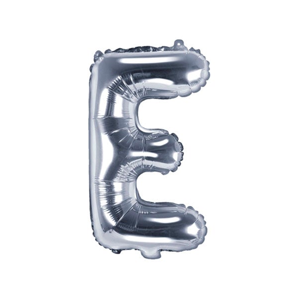Globo letra Foil plata pequeño