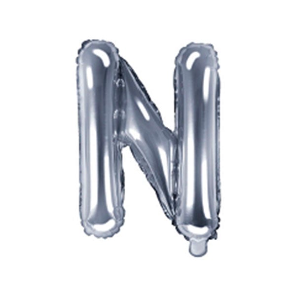 Globo letra Foil plata pequeño
