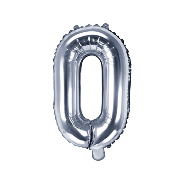 Globo letra Foil plata pequeño