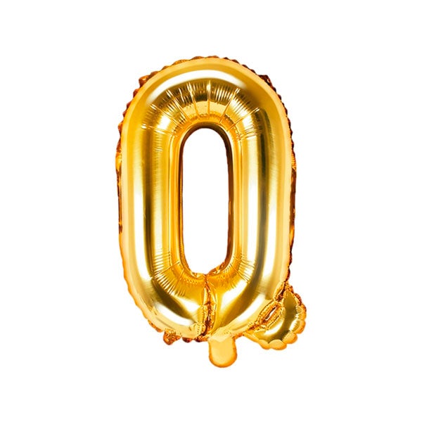 Globo letra Foil oro pequeño