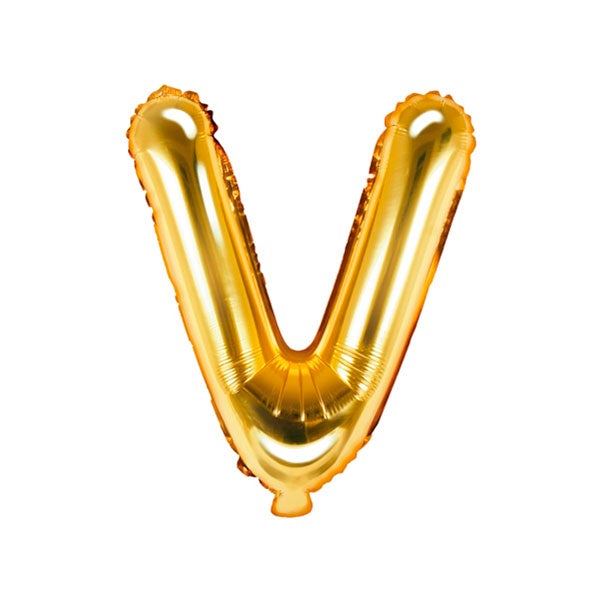 Globo letra Foil oro pequeño