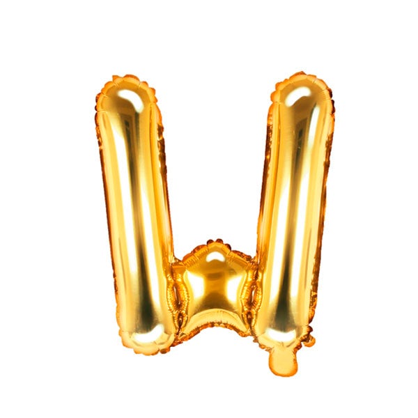 Globo letra Foil oro pequeño