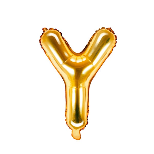 Globo letra Foil oro pequeño