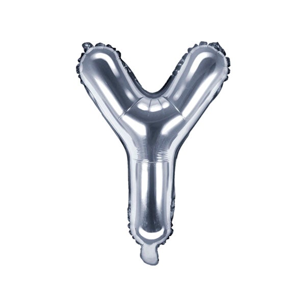 Globo letra Foil plata pequeño