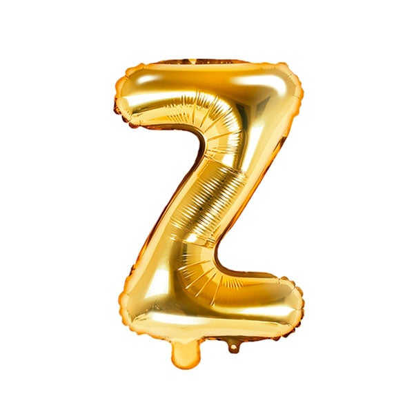 Globo letra Foil oro pequeño