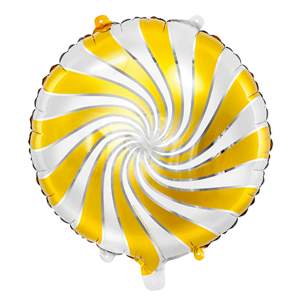 Globo Mylar caramelo dorado