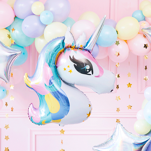 Globo Unicornio Chic pastel XL
