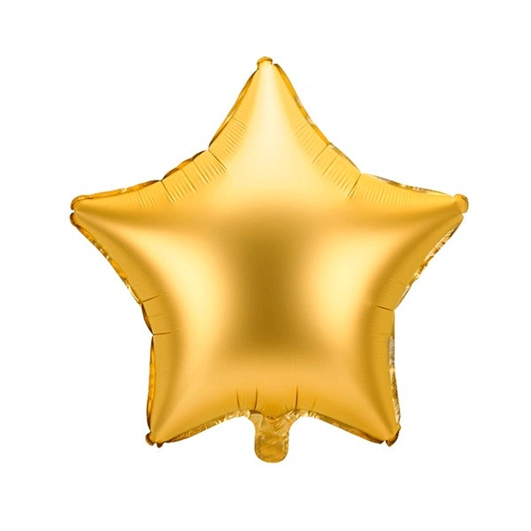 Globo Foil estrella 40 cm. hinchado con Lettering nombre <br> (solo Barcelona)