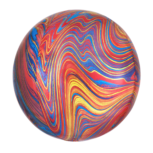 Globo Orbz mármol multicolor