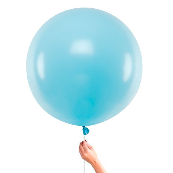 Globo Látex XL azul pastel mate