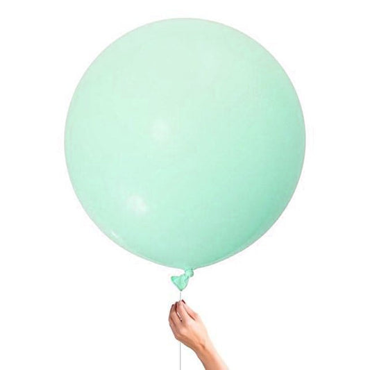 Globo Látex XL verde Mint pastel mate