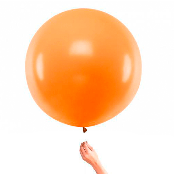 Globo Látex XL naranja mate