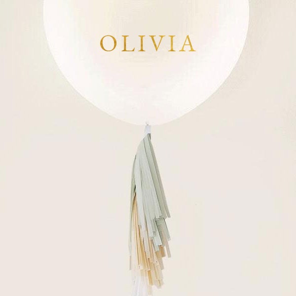 Kit DIY Globo L decorado guirnalda MINT