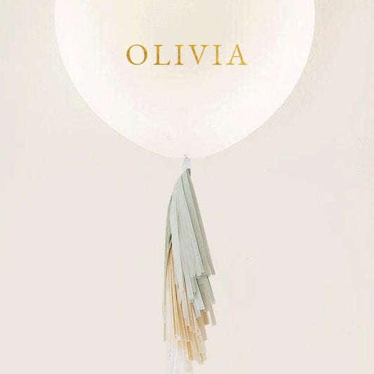 Kit DIY Globo L decorado guirnalda MINT