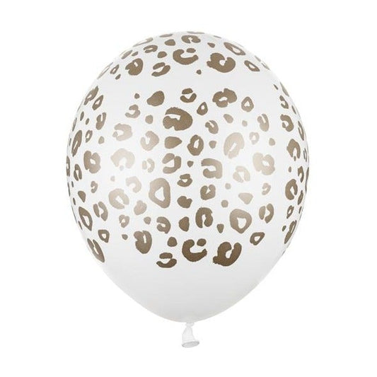 Globo leopardo dorado animal print / 2 uds.