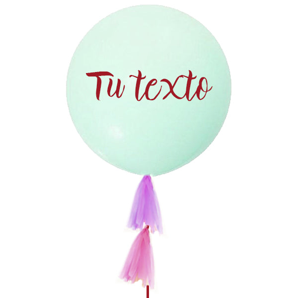 Globo L love LOVE hinchado tassel papel <br> (sólo Barcelona)</br>