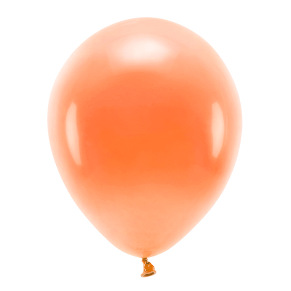 Globos ECO Naranja pastel / 10 uds.