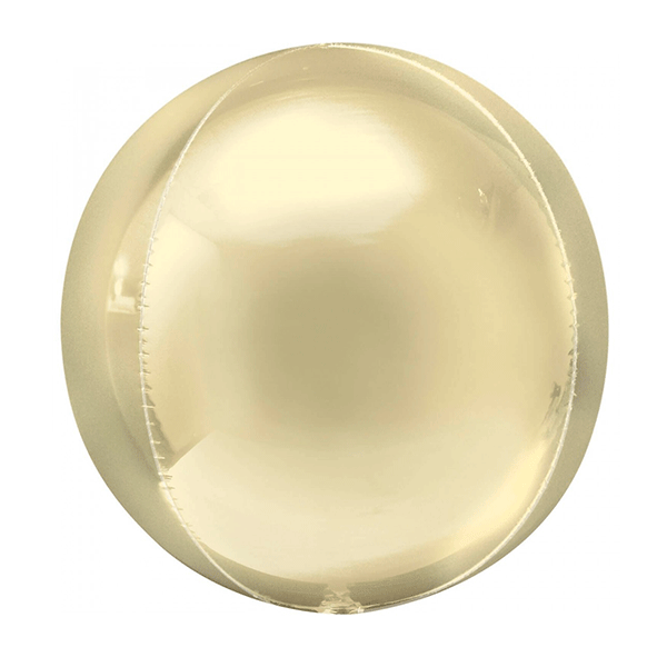 Globo Orbz amarillo pastel