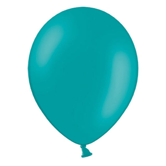 Globos ECO turquesa oscuro mate / 10 uds.